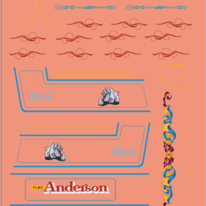Andersons Mack Superliner Truck Decal Set | Model Mate Decals