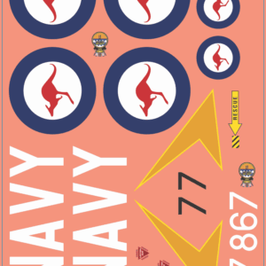 Macchi N14-076 Aircraft Decals | High-Quality Scale Model Decal Set ? Model Mate Decals
